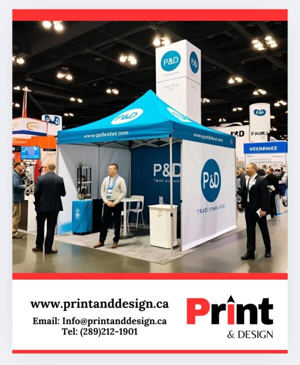 P&D 8x8 Advertising Tent
